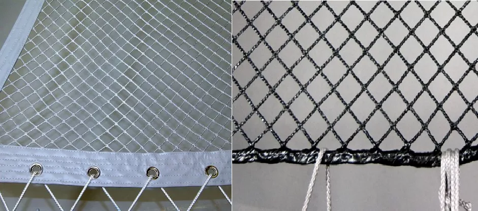 An example of a net with high tension