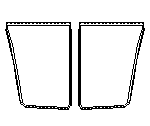 Drawing of High Durability Maine Cat 41 Trampoline for sale.