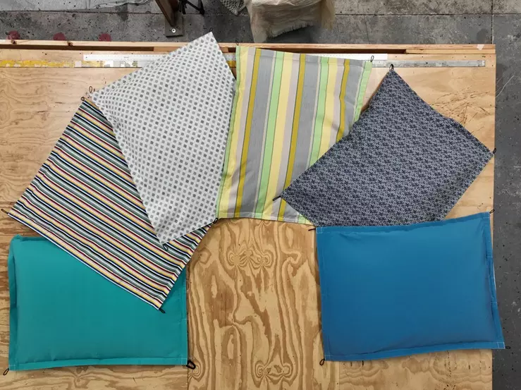 Sunrise Sailor's Pillow's of all colors
