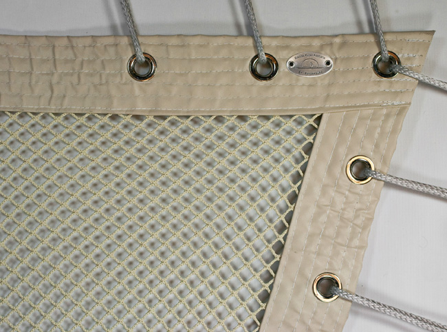 Offshore 3/8 inch Polyester Open Net with grommet border